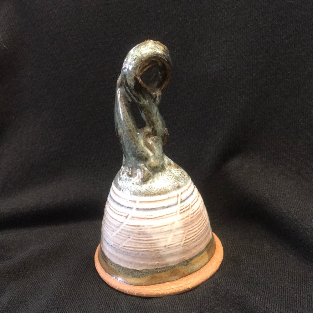 Vintage Handmade Studio Pottery Bell‎